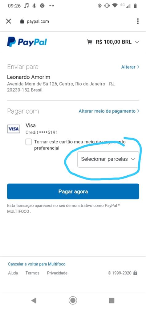 pinpag pagamento.